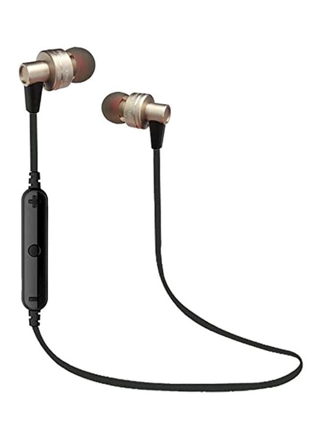 Awei Sport Bluetooth In-Ear Earphones With Mic Gold/Black - Image 2