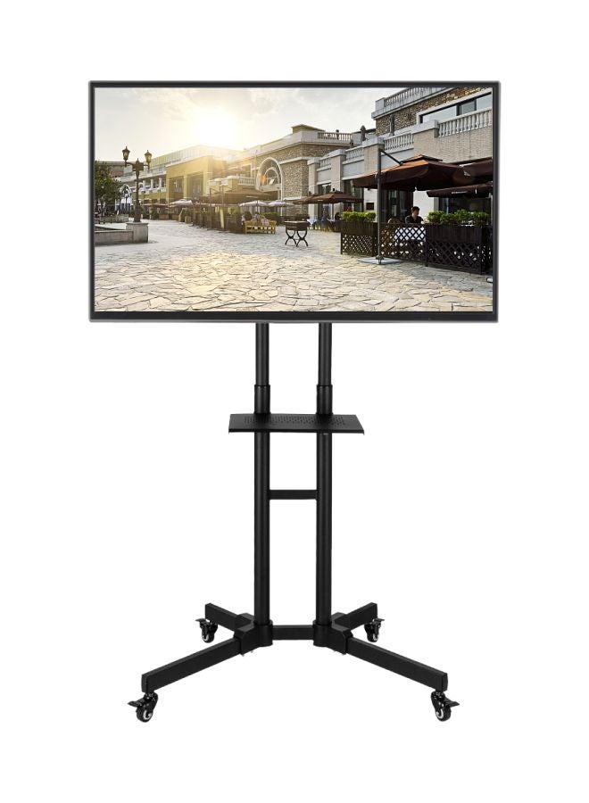 Alpha - TV Floor Stand Trolley With Wheels For LED and LCD Screen 32 to 65 - Image 1