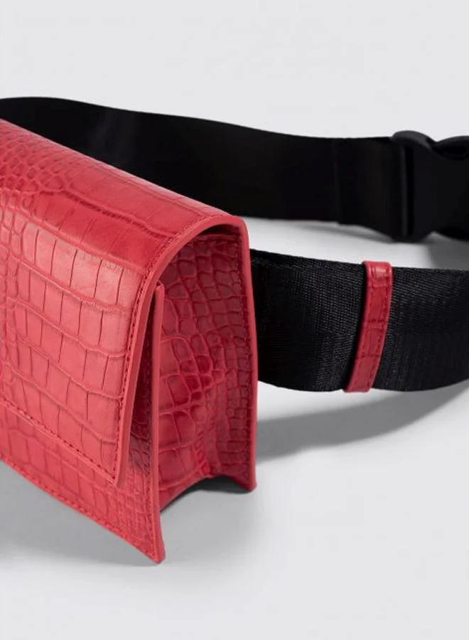 NA-KD Solid Color Bum Bag Hot Pink