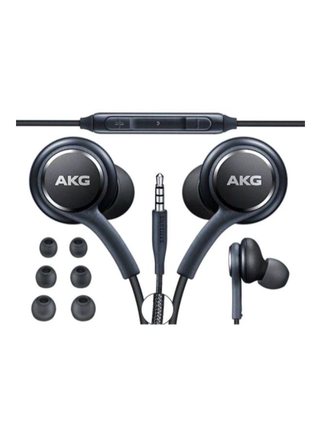 AKG Wired In-Ear Headphone With Mic Black  - Image 2