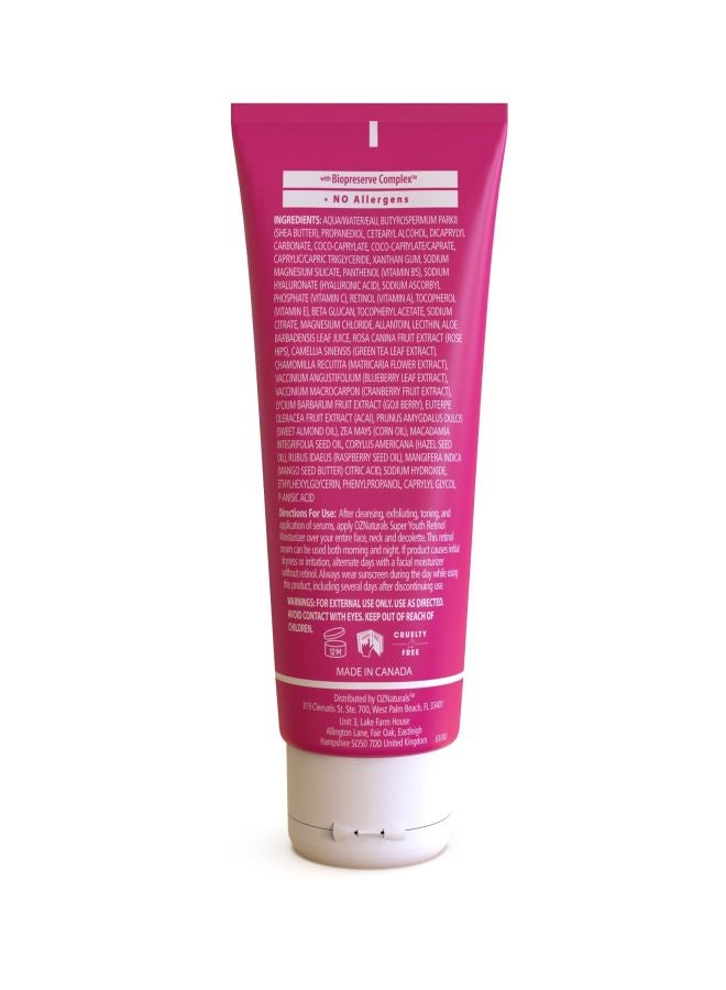 OZ Naturals - Super Youth Retinol Moisturizer 118ml - Image 1