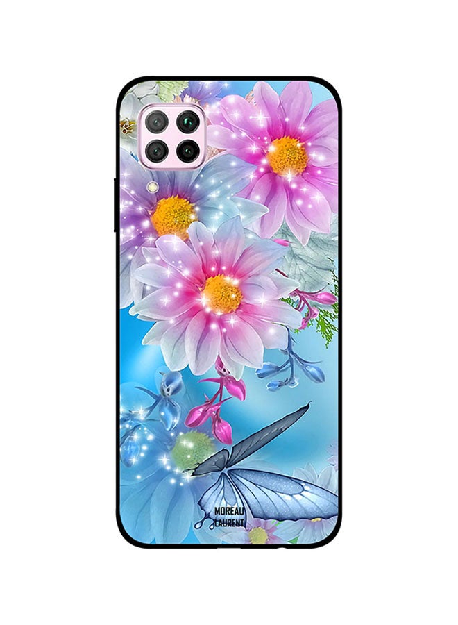 Moreau Laurent Skin Snap Case Cover -for Huawei Nova 7i Beautiful Flowers And Butterfly Beautiful Flowers And Butterfly