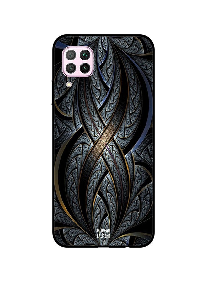 Moreau Laurent Skin Case Cover -for Huawei Nova 7i Floral Shape Pattern Floral Shape Pattern