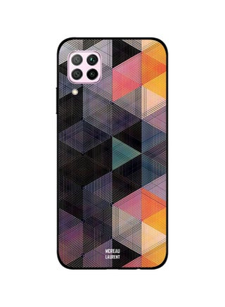 Skin Case Cover -for Huawei Nova 7i Texture Overly Triangle Shapes Texture Overly Triangle Shapes - v1594041754/N39165485A_1