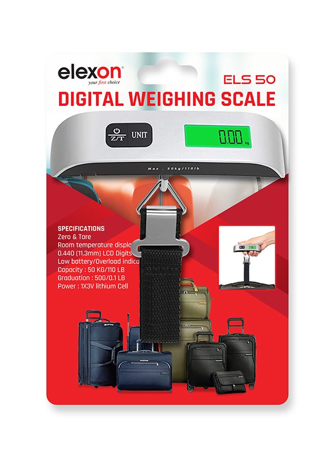 إليكسون ميزان إلكتروني محمول أسود/فضي - Image 2