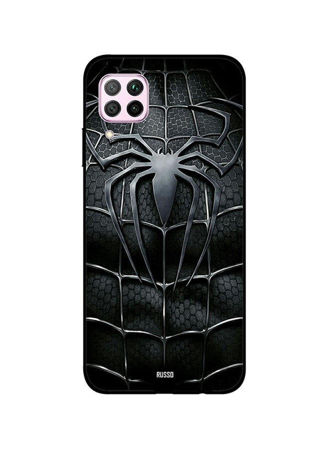 RUSSO Skin Snap Case Cover -for Huawei Nova 7i Black Spider Black Spider 