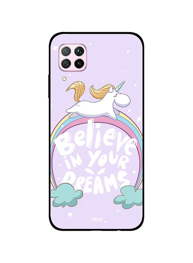 CIELITO Skin Case Cover -for Huawei Nova 7i Unicorn Believe In Your Dreams Unicorn Believe In Your Dreams