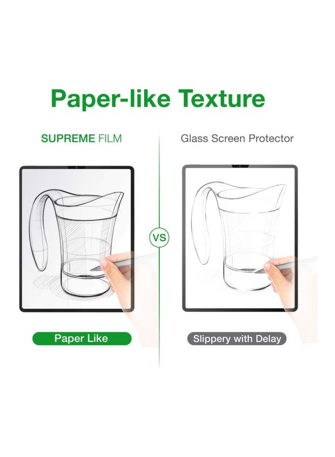 AMAZINGthing - Paper Write Sketch Supreme for iPad Pro 12.9 inch (2022/2021 / 2020/2018) Film Screen Protector with Paper Texture Simulation for Digital Artists Sketching/Drawing/Writing Clear - Image 1