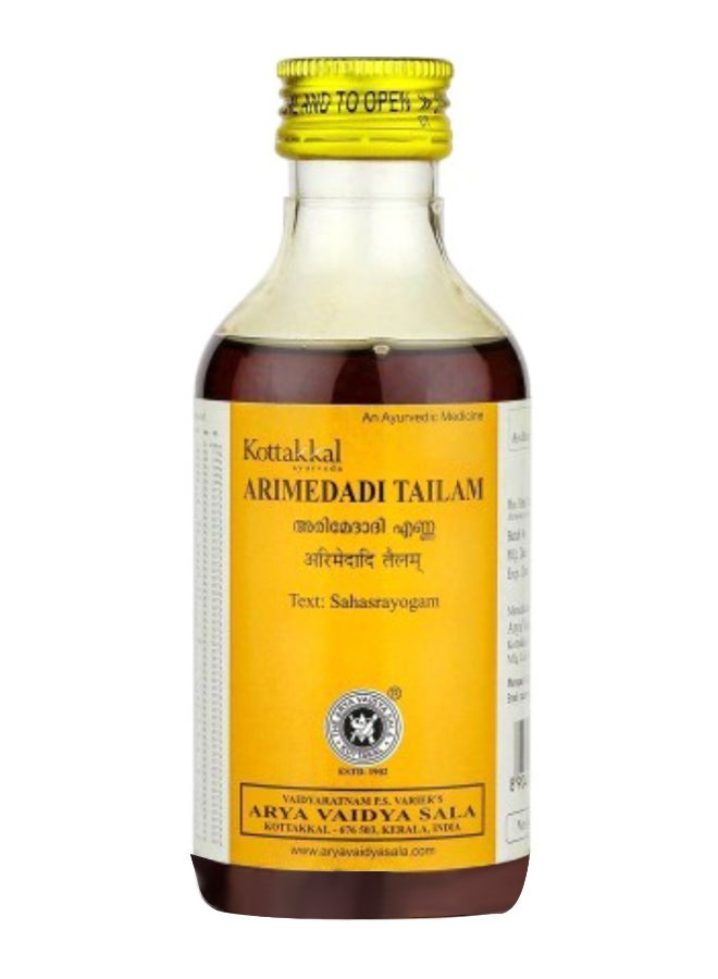 Kottakkal Arya Vaidya Sala - Arimedadi Tailam Oil Brown 200ml - Image 1