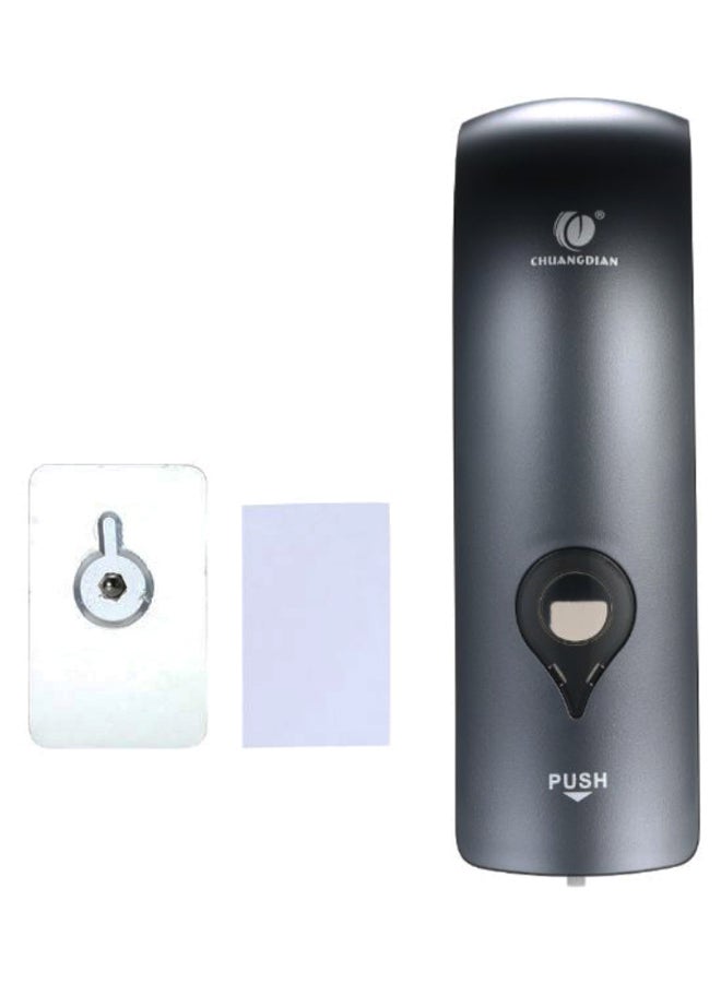 CHUANGDIAN - Single-Head Wall Mounted Manual Soap Dispenser Grey 300ml - Image 1