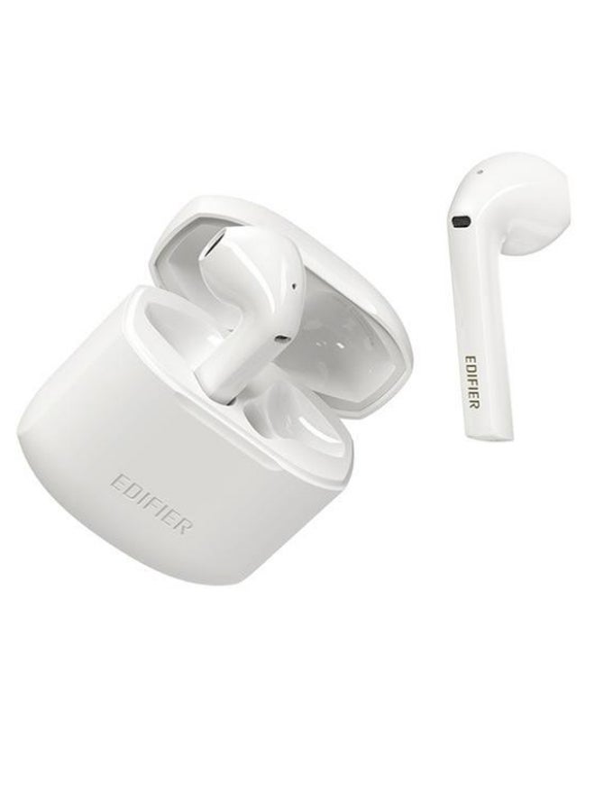 EDIFIER - TWS 200 Truly Wireless Bluetooth In Ear Earbuds with Mic White - Image 1