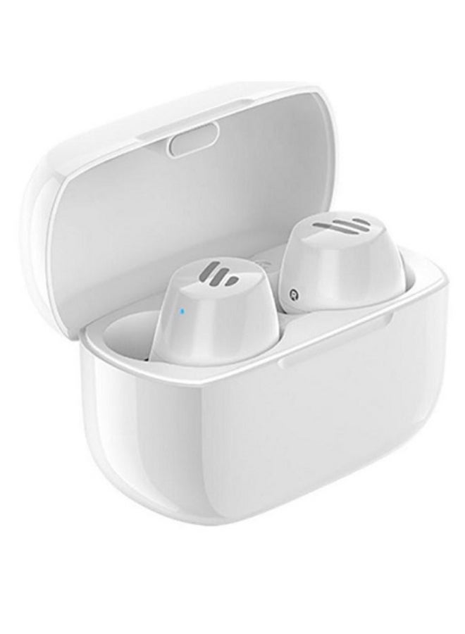 EDIFIER - TWS1 True Wireless Stereo Earbuds - Bluetooth V5.0 - Crystal-clear Sound Quality for Calls - AptX Bluetooth Decoding - Ergonomic In-ear Design - IPX5 Waterproof White - Image 1