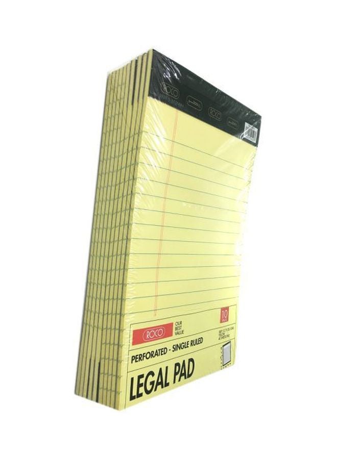 ROCO 40-Sheets Writing Pad Yellow - Image 2