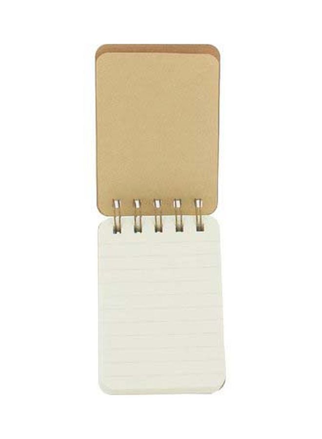 روكو دفتر ملاحظات مسطر بغلاف مقوى بني - Image 2