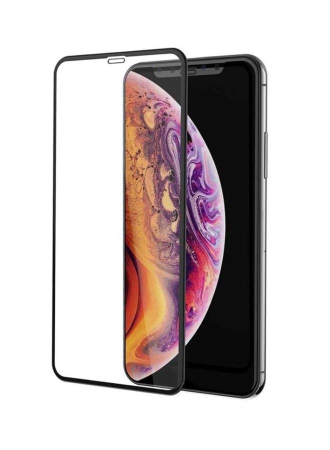 Muzz Tempered Glass Screen Protector For Apple iPhone XR Black/Clear - Image 2