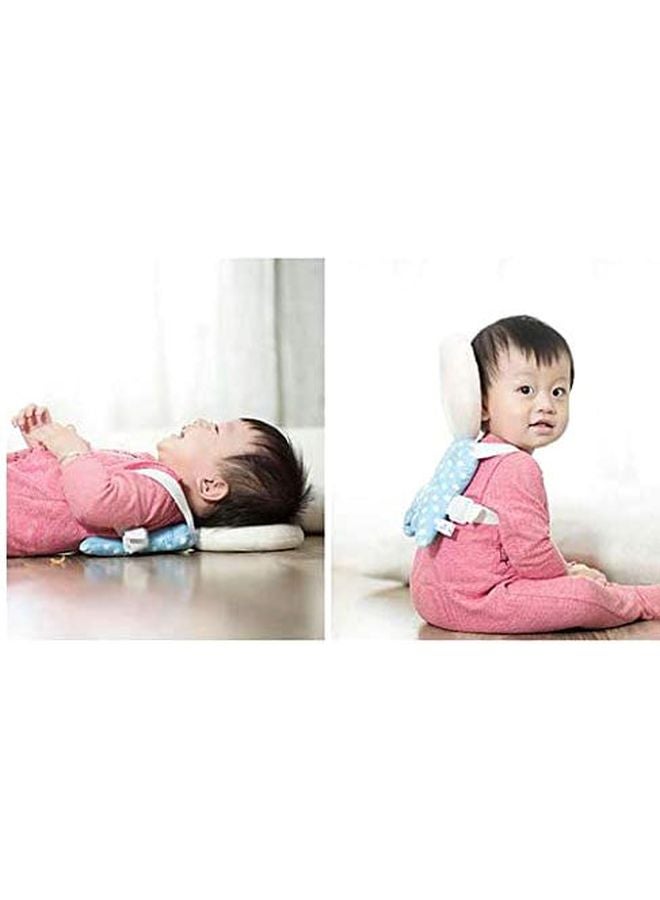 Muzz Toddler Headrest Pillow Blue/White - Image 3