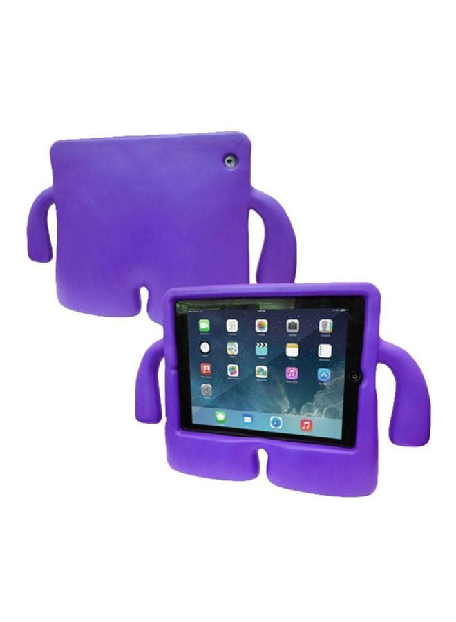 موز غطاء حماية واقٍ بمسند ومقبض ومقاوم للصدمات لجهاز أبل آي باد 2 3 4 أرجواني - Image 4