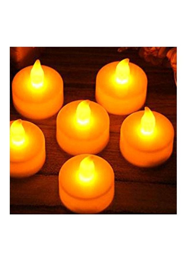 طقم شموع LED مكون من 12 قطعة أبيض - Image 4