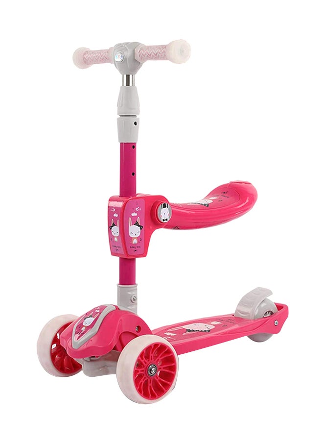 Cool Baby 3-Wheel Kick Scooter With Seat Pink - Image 1