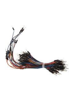 Generic 65-Piece Male to Male Solderless Flexible Breadboard Jump Wire Multicolour  - Image 1