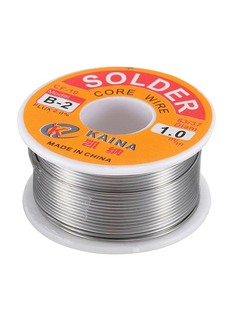 Rosin Core Flux Solder Welding Iron Wire Silver/White 1400mm