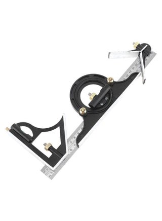 Multi-Function Combination Square Angle Measuring Tool Black/Silver/Gold - v1594056089/N39096247A_1