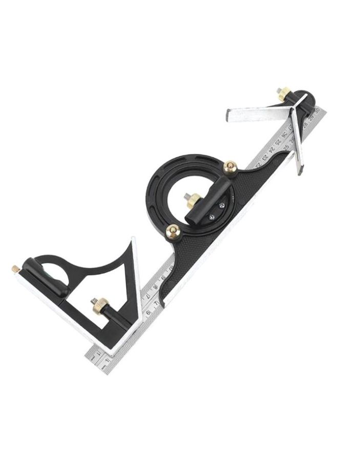 Generic Multi-Function Combination Square Angle Measuring Tool Black/Silver/Gold  - Image 1