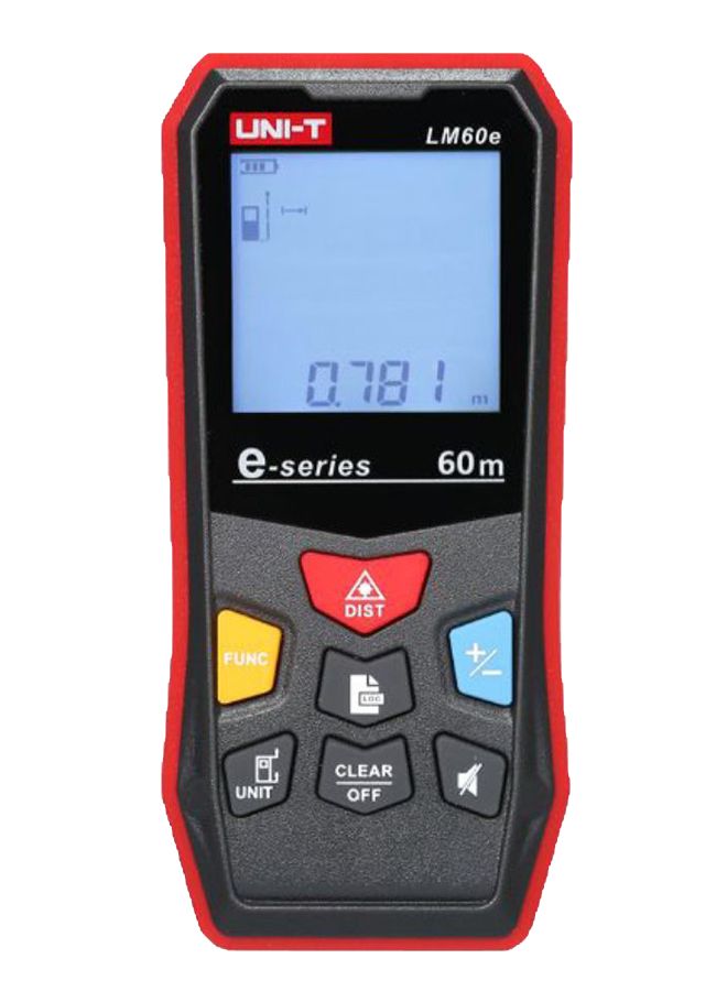 UNI-T Laser Range Finder Distance Measuring Tool Black/Red  - Image 1