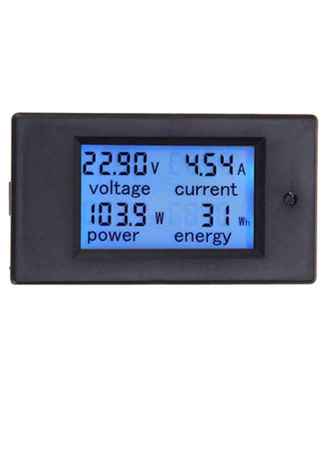 جهاز رقمي 4 في 1 بشاشة LCD لمراقبة الكهرباء الأسود / الأزرق  - Image 1