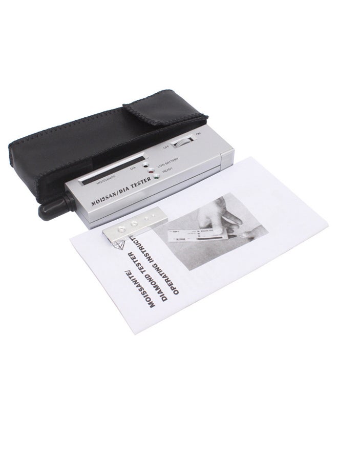 Professional LED Moissanite Diamond Tester Silver/Black - Image 1