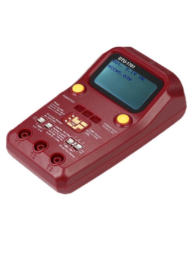 جهاز اختبار ترانزستور رقمي بمقاومة SMD بشاشة LCD أحمر  - Image 2