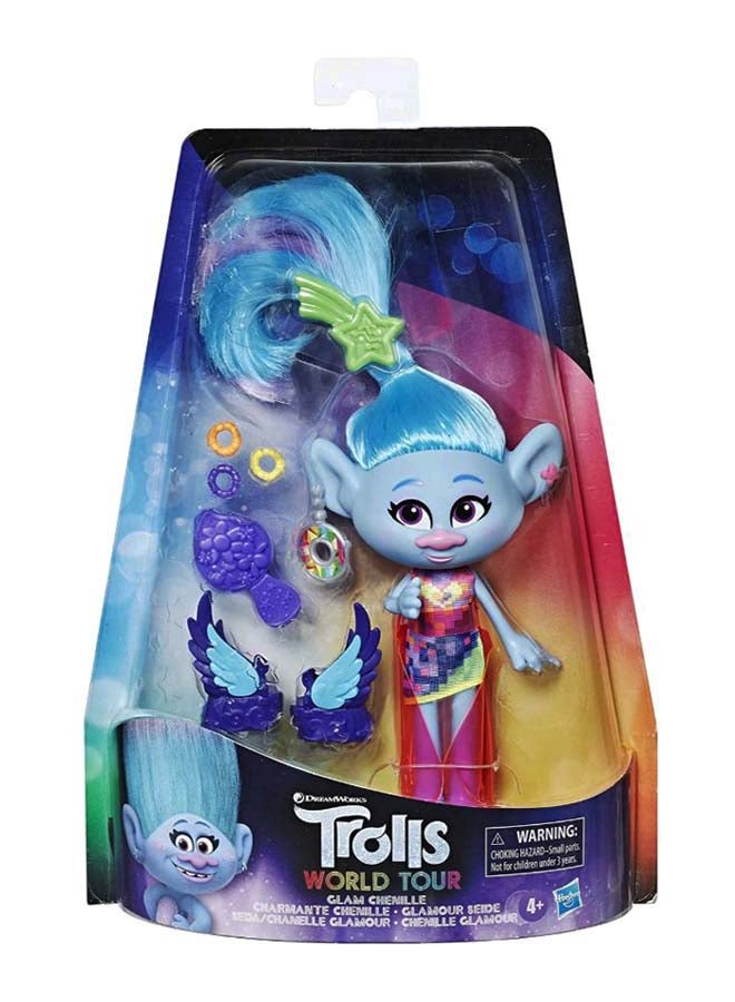 Trolls Glam Chenille Fashion Doll Playset - Image 2
