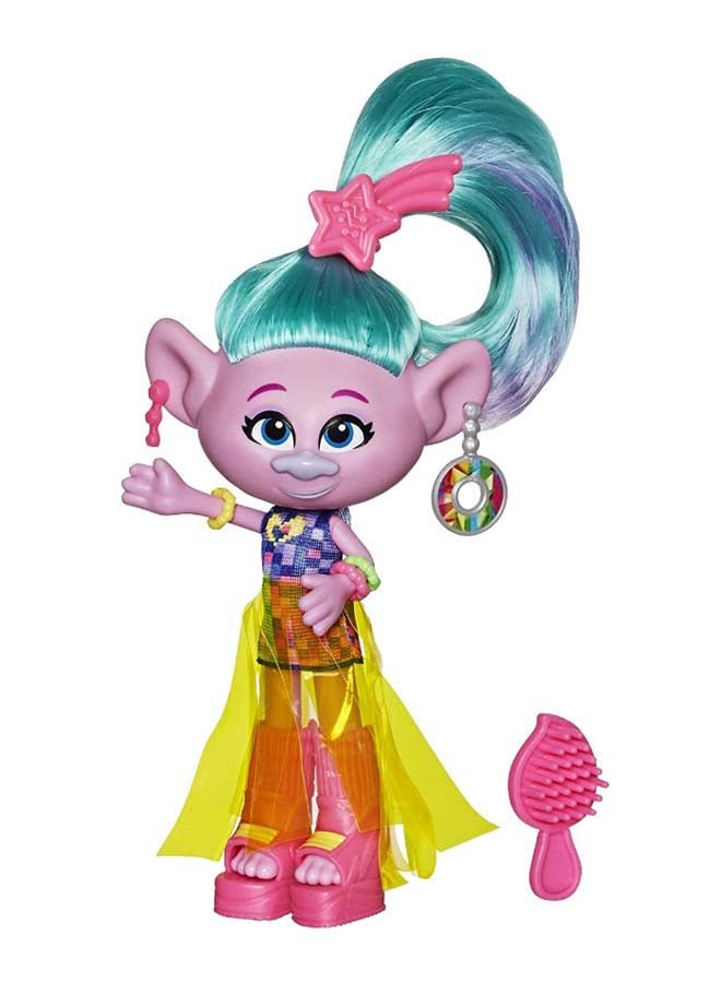 Trolls Glam Satin Fashion Doll Playset - Image 1
