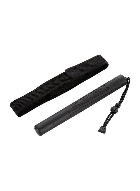 Expandable Baton Telescopic Stick For Self-Defense Security Black