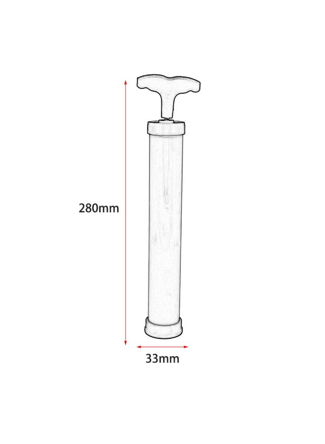 Generic Compact Storage Bag Hand Vacuum Pump Multicolour 280 x 33mm  - Image 2