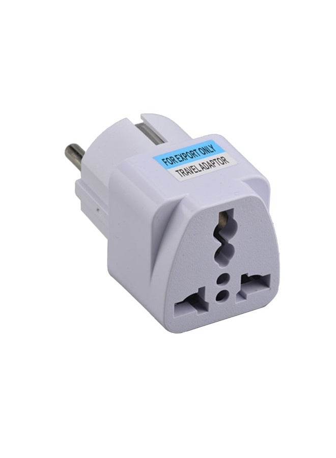 Generic European Standard Conversion Travel Plug White  - Image 2