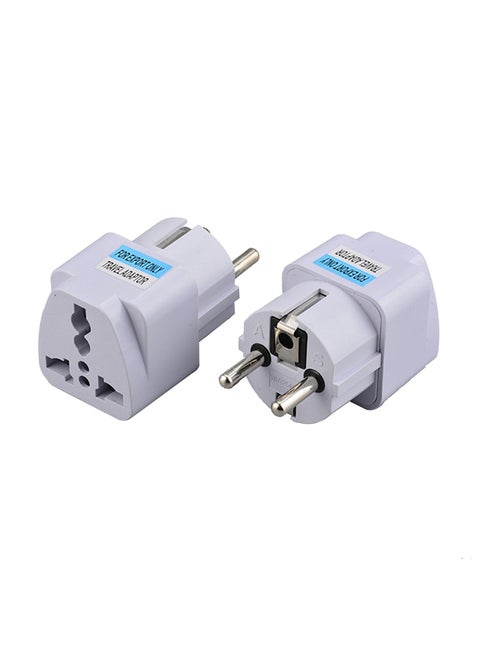 European Standard Conversion Travel Plug White