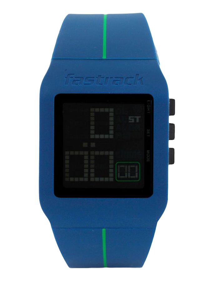 fastrack Men's Silicone Digital Watch 38010PP02  - Image 2