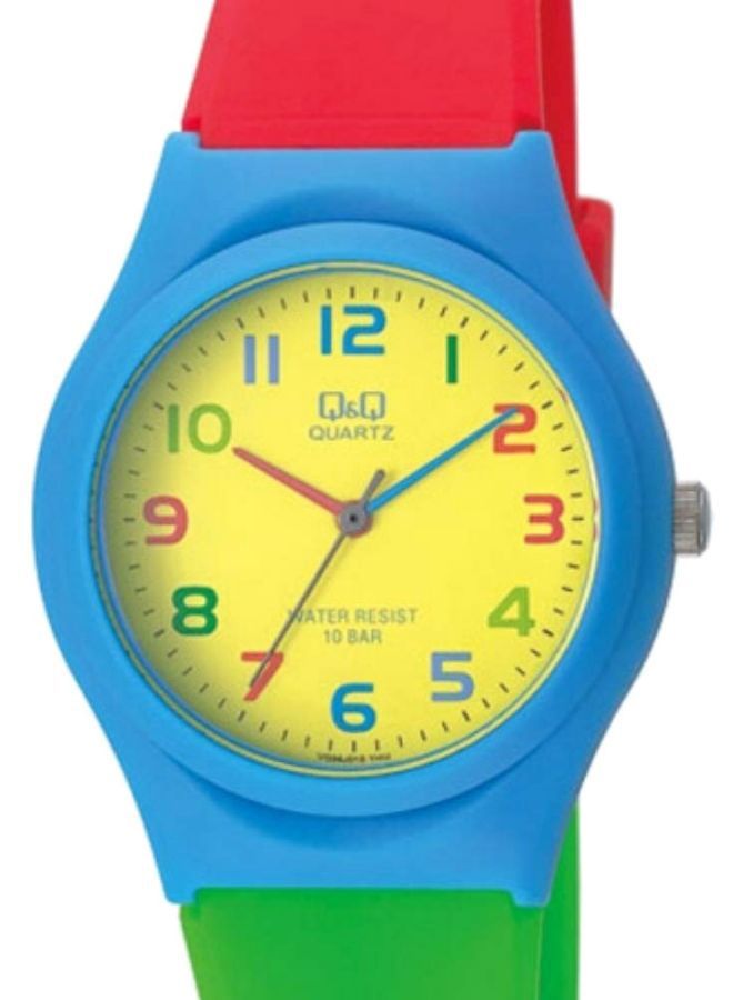 Q&Q Analog Wrist Watch VQ86J010Y - 35 mm - Green/Red - Image 2