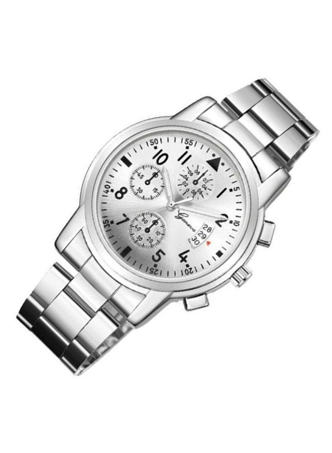 Geneva men Stainless Steel Waterproof Sports Quartz Watch NNSB03706797 - Image 2