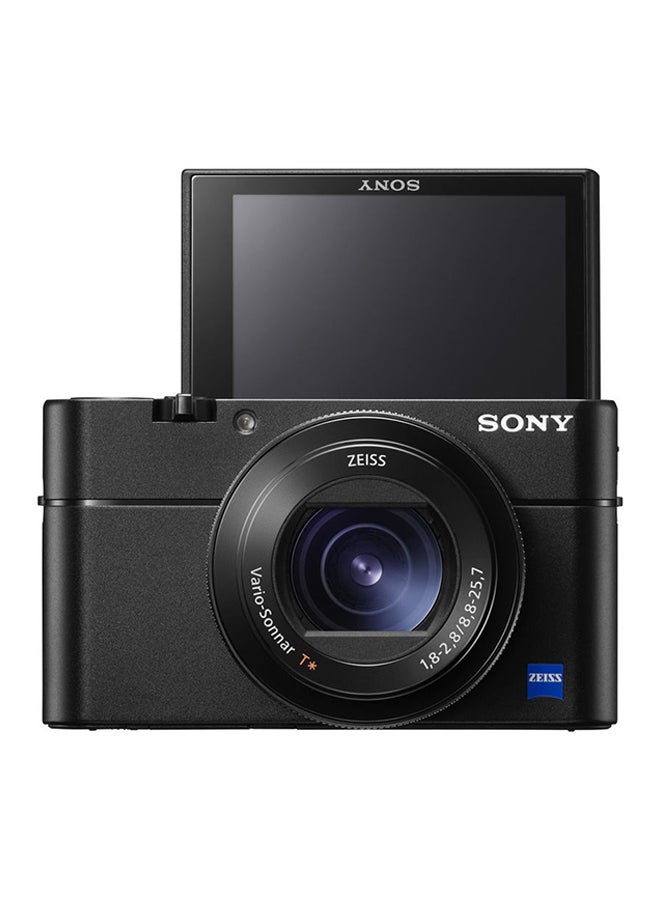 Sony - Cyber-shot DSC-RX100 V Point And Shoot Camera 20.1MP 2.9x Zoom With Tilt LCD Screen, Built-In Wi-Fi NFC - Image 1