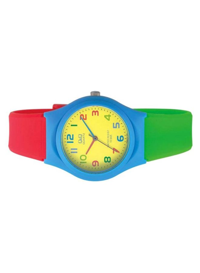 Q&Q Analog Wrist Watch VQ86J010Y - 35 mm - Green/Red - Image 4