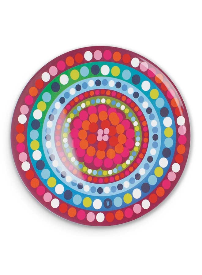 FRench Bull Round Platter multicolour 39cm
