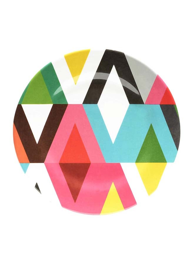 FRench Bull Side Plate multicolour 20cm