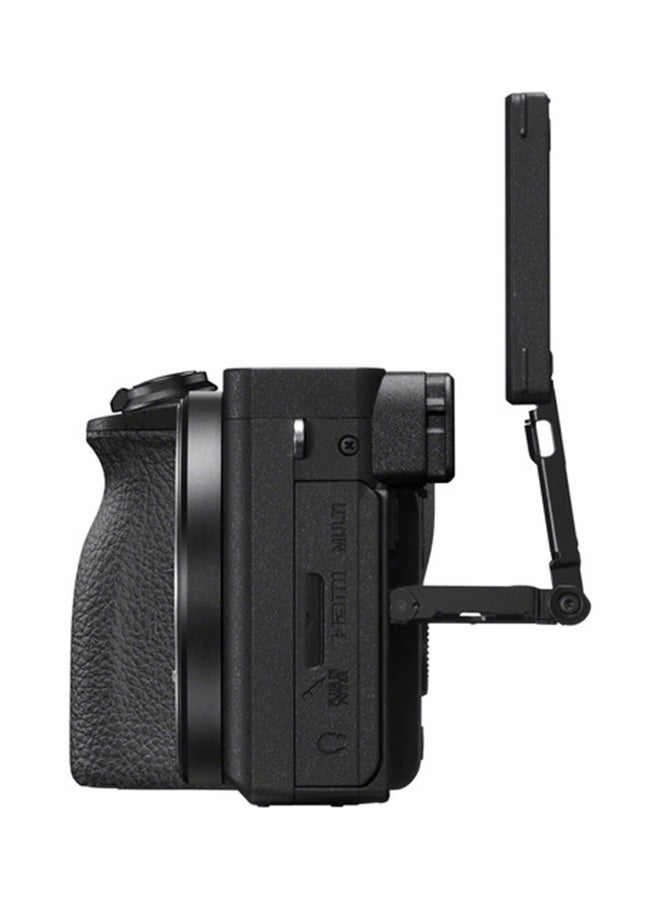 Sony - Alpha 6600 Mirrorless APS C Camera With 18 135 mm Zoom Lens and 0.02 sec. Fast AF, Real Time Eye AF For Human And Animal, 5 Axis In Body Optical Image Stabilisation, 4K HDR HLG, Black, ILCE-6600M - Image 1