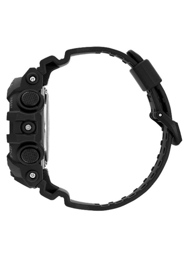 جي شوك ساعة يد ورقمية مستديرة الشكل بسوارٍ من الراتنغ -لون أسود- طراز GA-700-1BER men - Image 4