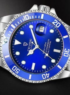Tevise Men's Luminous Alloy Mechanical Watch ZS531801 - 43 mm - Silver  - Image 2