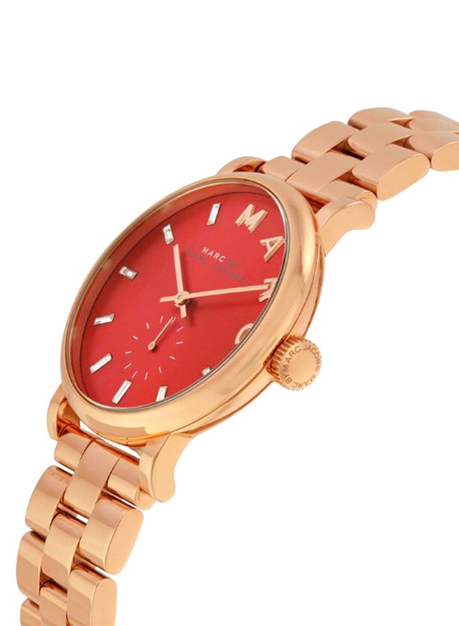 مارك جاكوبس ساعة يد بعقارب وسوار من المعدن طراز Mbm3344 women - Image 2