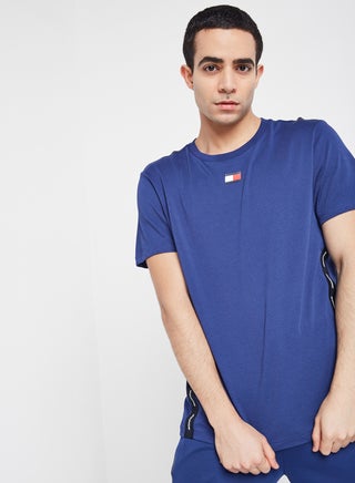 Logo Tape T-Shirt Blue Ink - v1594106459/N36509742V_1
