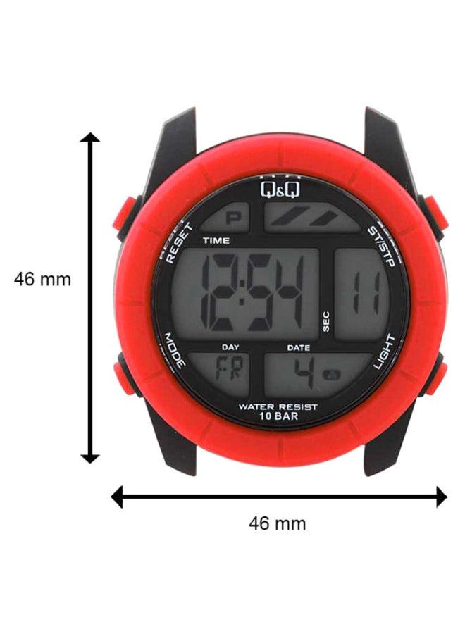 Women's Water Resistant Resin Digital Watch M123J009Y